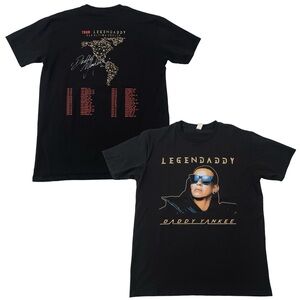 Daddy Yankee “2022 Legendaddy Tour” Size L Black Tee (Retail $40)